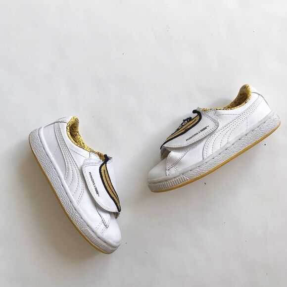 Puma x Minions Velcro sneakers VGUC size 10 - Picture 1 of 10